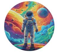Astronauta Flota en el Espacio Puzzle Desafiante 195 Piezas Animales Formas Animalizadas Universo Espacial Puzzle Niños Imposible Infantil Desafío Mental Antiestrés Decoración 195 PCS