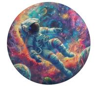 Astronauta Flota en el Espacio Rompecabezas Adulto Portátil 195 Piezas Animales Formas Especiales Puzzle Niños Kinder Können Es Nicht Machen Hombres Niñas195 PCS