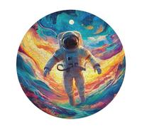 Astronauta Flota en el Espacio Rompecabezas Infantil Y Adulto 120 Piezas Animales Formas Únicas Universo Espacial Puzzle Niños Desafiante Intelectual Desafío Mental Antiestrés120 PCS