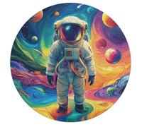 Astronauta Flota en el Espacio Rompecabezas Infantil Y Adulto 195 Piezas Diseño Animales Únicos Universo Espacial Puzzle Niños Construir Maquetas Desafío Mental Decoración 195 PCS