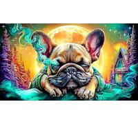 Astronauta Flotante en el Espacio Puzzle de 1000 Piezas para niños de 12 años Decoración Cartón 100% Reciclado 75x50cm/1000pcs