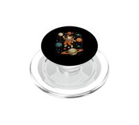 Astronauta Gato Espacio Galaxia Planetas Sistema Solar Gatito PopSockets PopGrip para MagSafe