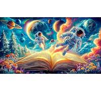 Astronauta Holding a Melting Planet in Space Puzzle de 1000 Piezas de Papel Reciclado - Juego Extremadamente diFícil para Adultos Actividad para casa 75x50/1000pcs