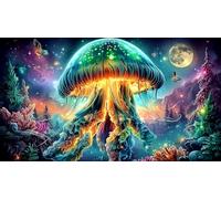 Astronauta in Space Puzzle para Adultos de 1000 Piezas - Juego Divertido & Estimulante Papel Reciclado Idea de Regalo para casa 75x50/1000pcs