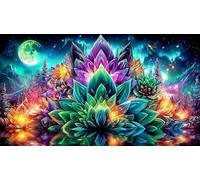 Astronauta in Space with Planets and Stars Puzzle de 1000 Piezas de Papel Reciclado para Adultos - Regalo Divertido & Actividad Familiar Decoración de Pared 38x26/1000pcs