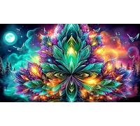 Astronauta in Space with Planets and Stars Puzzle de 1000 Piezas de Papel Reciclado - Regalo Divertido & Idea Adultos 38x26/1000pcs