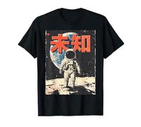 Astronauta Japonés Espacio Retro Vintage Sci-Fi Arte Camiseta