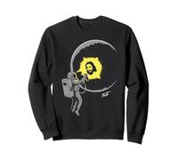 Astronauta Jesús Graffiti Pintura Gráfica Fe Cristiana Sudadera