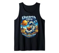 Astronauta Leyendo un Libro Programa Desenterrar una Camiseta sin Mangas