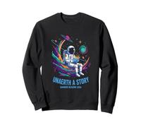 Astronauta Leyendo un Libro Programa Desenterrar una Sudadera