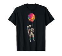 Astronauta Lindo Retrato Gráfico Ilustración Arte Astronauta Camiseta