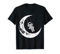 Astronauta Luna Ciencia Astronomía Espacio Ultraterrestre Galaxia Camiseta