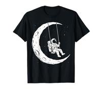Astronauta Luna Columpio Camiseta