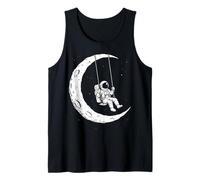 Astronauta Luna Columpio Camiseta sin Mangas