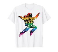 Astronauta Luna Rainbow Flag Space LGBTQ+ Gay Pride Ally Camiseta