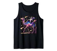 Astronauta Monta Camello Espacio Estrellas Cometas Galaxia Camiseta sin Mangas