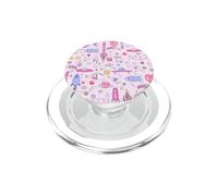 Astronauta Narval Mapache Unicornio UFO Ciencia ficción Nave Espacial Galaxia PopSockets PopGrip para MagSafe