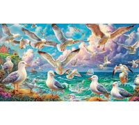 Astronauta on Cloud Puzzle para Adultos de 1000 Piezas - Juego diFícil & Estimulante Actividad para casa Regalo 38x52/1000pcs