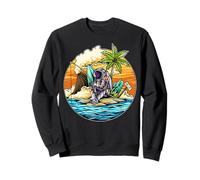 Astronauta pescando en una Isla desierta Sudadera