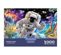 Astronauta Puzzle 1000 Piezas Materiales Reciclables De Primera Calidad Juego De Habilidad para Adultos Y Niños Mayores 70x50cm/1000pcs
