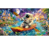 Astronauta Puzzle de 1000 Piezas de Papel Reciclado - Juego Divertido & Estimulante para Adultos y niños Regalo 38x52/1000pcs