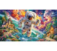 Astronauta Puzzle de 1000 Piezas para Adultos - Juego Familiar Divertido & Estimulante Idea Actividad para casa 38x52/1000pcs