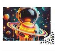 Astronauta Rompecabezas Premium 1000 Piezas - Piezas Resistentes, Diversión Familiar, Póster Incluido, Embalaje Lujo, 70x50cm/1000pcs