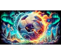 Astronauta Running in Space Puzzle para Adultos de 1000 Piezas de Papel Reciclado - Juego Familiar Divertido & Estimulante Actividad para casa 38x26/1000pcs