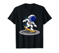 Astronauta Skateboarding Adventure Camiseta