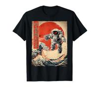 Astronauta Space Kaiju Monster Japonés Vintage Poster Camiseta