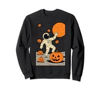 Astronauta Space Pumpkin Halloween Jack O Lantern Spooky Sudadera