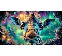 Astronauta-Tocando-Guitarra-en-Espacio Puzzle de 1000 Piezas para Juguetes Infantiles Juegos de Puzzles estimulantes Cartón 100% Reciclado 38x26cm/1000pcs