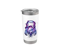 Astronauta y planeta, ciencia, tierra | Galaxia y universo Vaso térmico de acero inoxidable de doble pared