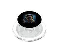 Astronautas asombrosos Pastor alemán en el Espacio, Perro PopSockets PopGrip para MagSafe