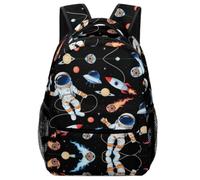 Astronautas en el espacio - Aventura espacial de dibujos animadosMochila Mochilas Escolares Adolescente Adolescentes Para Hombres, Mujeres, Niños Y Niñas, Se Adapta Portátil Gran Capacidad One Size