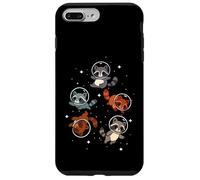 Astronautas espaciales Hombres Mujeres Niños Divertido Mapache Carcasa para iPhone 7 Plus/8 Plus