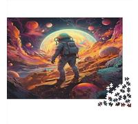Astronautas espacialesas Rompecabezas De 1000 Piezas para Adultos, Rompecabezas De 1000 Piezas para Adultos, Desafiante Juego De Rompecabezas para Hombres Y Mujeres 1000pcs (75x50cm)