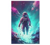 Astronaute Rompecabezas Adultos 1000 Piezas de Madera Juguete De Puzzle Desafío Del Cerebro Para Niños, Inteligencia (78×53cm)