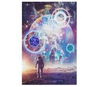 Astronaute Rompecabezas Adultos 1000 Piezas de Madera Juguete De Puzzle Desafío Del Cerebro Para Niños, Inteligencia (78×53cm)