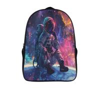 Astronauts Thinking in The Universe Mochilas Mochila Escolar Para Niños Mochila Escolar Mochila Escolar De Dibujos Animados En 3D Para Niños Estudiantes De Primaria Y Secundaria De 40x28x16cm