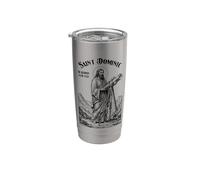 Astronomía Astrónomo Patrón Saint Dominic Astromers Ciencia Vaso térmico de acero inoxidable de doble pared