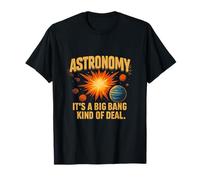 Astronomía Big Bang Tipo de Trato Retro Space Graphic Camiseta