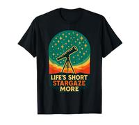 Astronomía Divertida La Mirada de Estrellas Corta de la Vida Más Camiseta