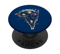 Astronomía Espacio Planetas Universo Cascada PopSockets PopGrip Adhesivo