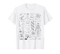Astronomía Física Matemáticas Biología Química Ciencias Doodle Camiseta