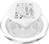 Astronomía Física Matemáticas Biología Química Ciencias Doodle PopSockets PopGrip para MagSafe