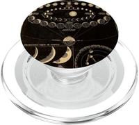 Astronomía Planetas Ilustración Científica Vintage PopSockets PopGrip para MagSafe