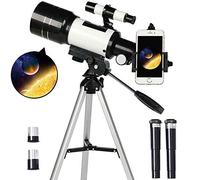 Astronomical Refracting Telescope for Children and Beginners, 70mm Telescope with Viewfinder Adjustable Tripod Smart Phone Adapter for Adults and Children Good YangRy