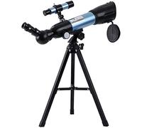 Astronomical Refracting Telescope for Kids Adult, 90X Beginners Travel Astronomical Telescope, with Tripod,Blue YangRy