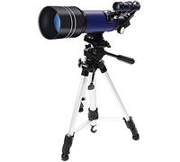 Astronomical Telescope,for Kids Beginners,Adults 70mm Astronomical Refractor Telescopes Monocular,with Height Adjustable Tripod,Phone Mount,White YangRy